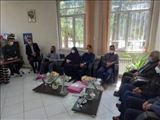 گزارش تصویری / دیدار حسینی سرپرست اداره صمت با سرگرد پاسدار محمد حیدری منش فرمانده سپاه فیروزکوه