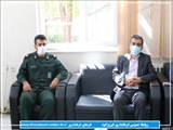 دیدار فرماندار فیروزکوه با فرمانده ناحیه مقاومت بسیج سپاه  