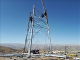 نصب دکل اینترنت "های وب" در روستای ورسخواران