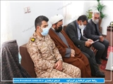  دیدار  فرماندار شهرستان فیروزکوه با مادر "شهید مصیب آکو"