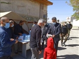برپایی ایستگاه صلواتی به مناسبت اربعین حسینی در شهرستان فیروزکوه