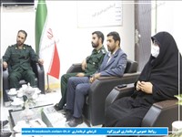 دیدار فرماندار فیروزکوه با فرمانده