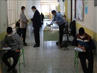بازدید اعضای ستاد امتحانات آموزش