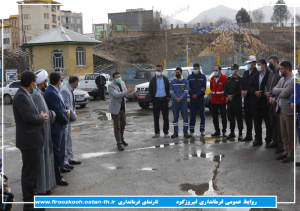 مانور دستگاه های عضو  ستاد اجرایی