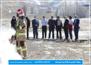 برگزاری مانور عملیاتی اطفاء حریق