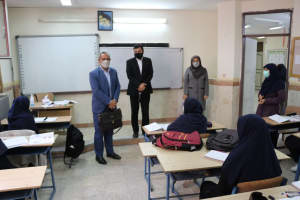 بازدید وزارتی از فرایند آموزش حضوری