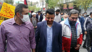 حضور پرشور فرهنگیان و دانش آموزان