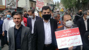 حضور پرشور فرهنگیان و دانش آموزان