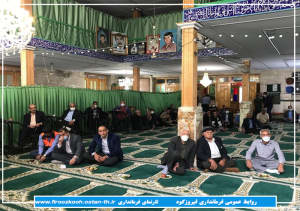 حضور مسئولین شهرستان فیروزکوه در