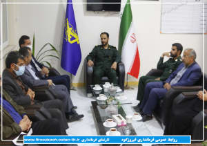 دیدار فرماندار فیروزکوه با فرمانده