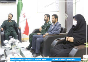 دیدار فرماندار فیروزکوه با فرمانده