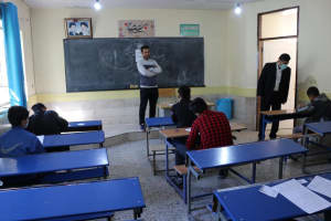 بازدید اعضای ستاد امتحانات آموزش