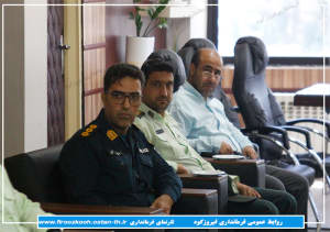 دیدار فرمانده و پرسنل نیروی انتظامی