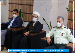 دیدار فرمانده و پرسنل نیروی انتظامی