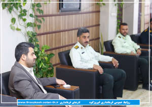 دیدار فرمانده و پرسنل نیروی انتظامی