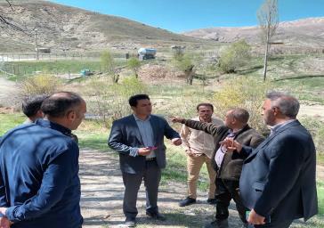 بازدید بخشدار ارجمند از روستای دریابک