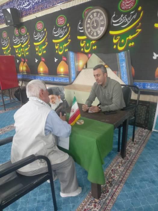 برگزاری میز خدمت مردمی در مصلای نماز جمعه شهرستان فیروزکوه