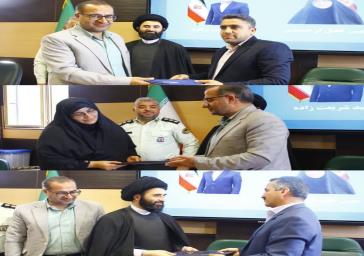 برگزاری مراسم تکریم و معارفه معاون برنامه‌ریزی و هماهنگی امور عمرانی فرمانداری فیروزکوه